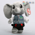 To my love! Beautiful and musical plush valentine elephant toys